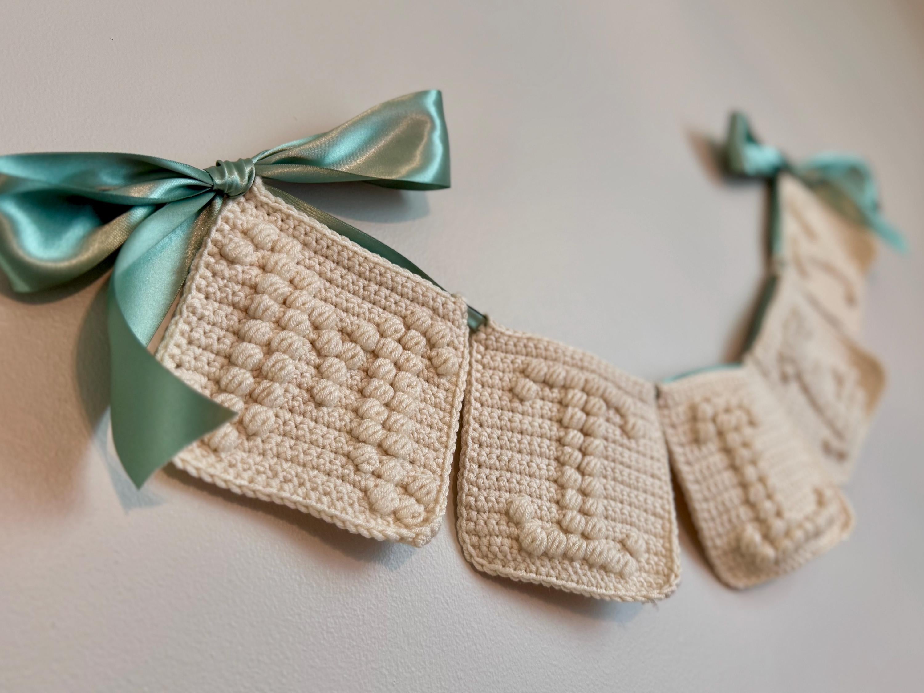 Personalized Name Banner: Handmade New Baby Nursery Decor for Girls