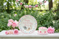 Animal Birthday Plate • Custom Pink Ceramic Keepsake • First Birthday Gift