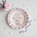 Personalized Smash Cake Plate: Hand-Painted Ceramic First Birthday Keepsake