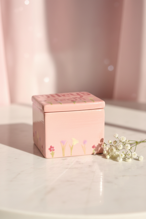 Hand-Painted Tooth Fairy Box – Keepsake Trinket for Lost Teeth