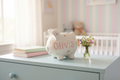 Personalized Piggy Bank: Custom Hand-Painted and Kiln-Fired Ceramic Keepsake for Kids